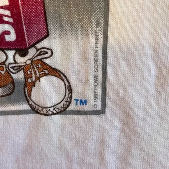 Vintage 1997 Hershey Park T Shirt Fruit of the Loom XL Theme Park - Picture 6 of 12